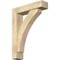 Ekena Millwork Thorton Block Rough Sawn Bracket w/ Offset Brace, Douglas Fir, 6"W x 24"D x 32"H BKT0604X24X32THR05RDF - alternate 1